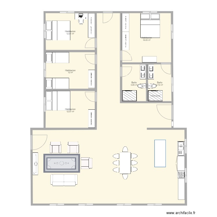 plano casa teno. Plan de 0 pièce et 0 m2