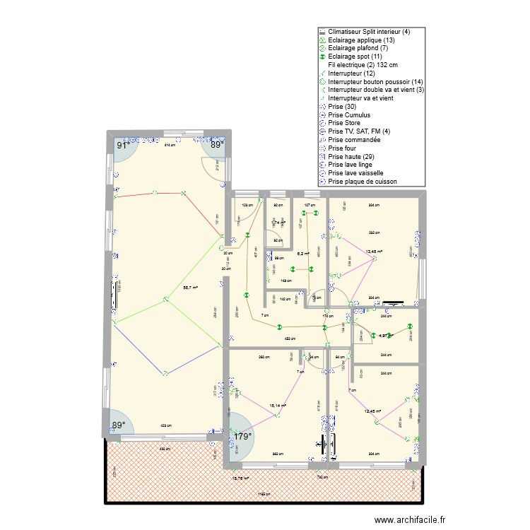 APPART AGAY R+2. Plan de 0 pièce et 0 m2