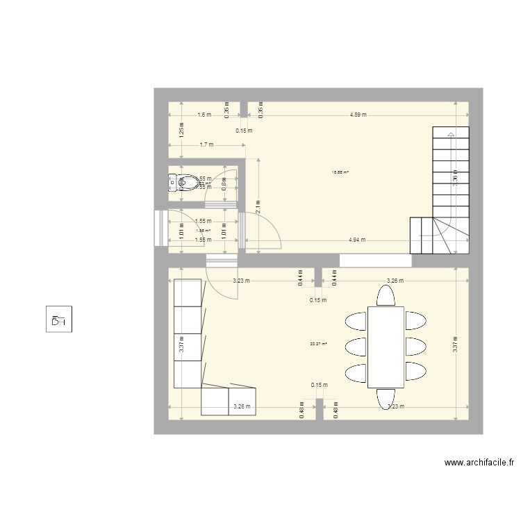 PERENCHIES rdc version 4. Plan de 0 pièce et 0 m2