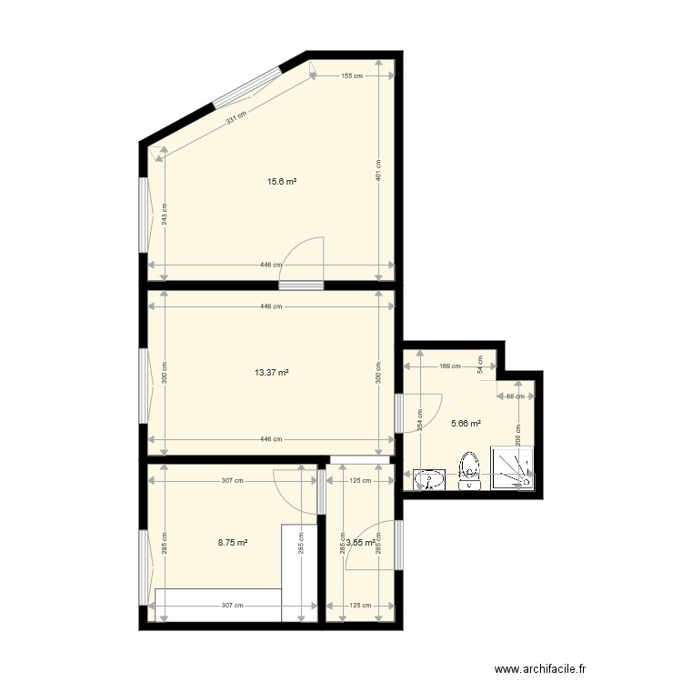 Porrentruy Pierre Péquignat 46 3ème gauche. Plan de 0 pièce et 0 m2