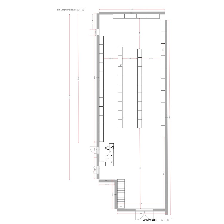 ETS LORGNIER LICQUES 62  V2. Plan de 0 pièce et 0 m2