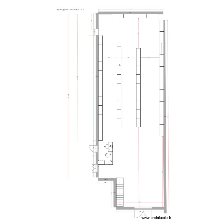 ETS LORGNIER LICQUES 62  V2. Plan de 0 pièce et 0 m2