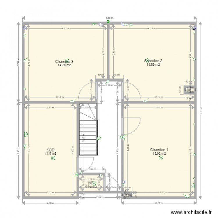 Schéma de position électrique 2. Plan de 0 pièce et 0 m2