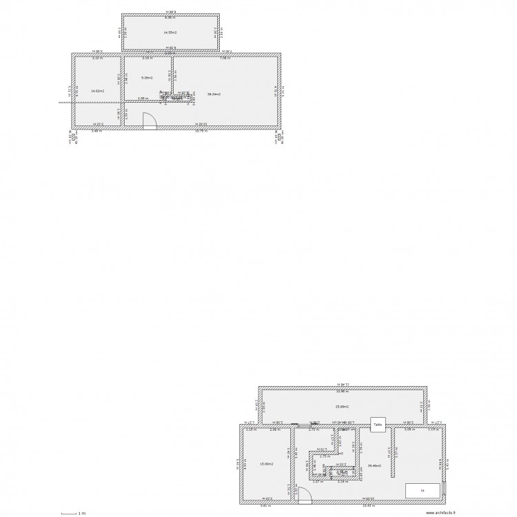 appart1qdd. Plan de 0 pièce et 0 m2