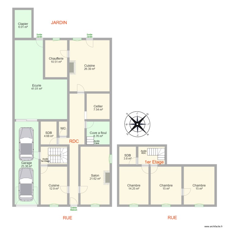 BATAILLE CHALAINES. Plan de 0 pièce et 0 m2