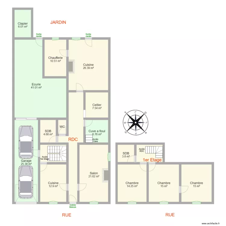 BATAILLE CHALAINES. Plan de 