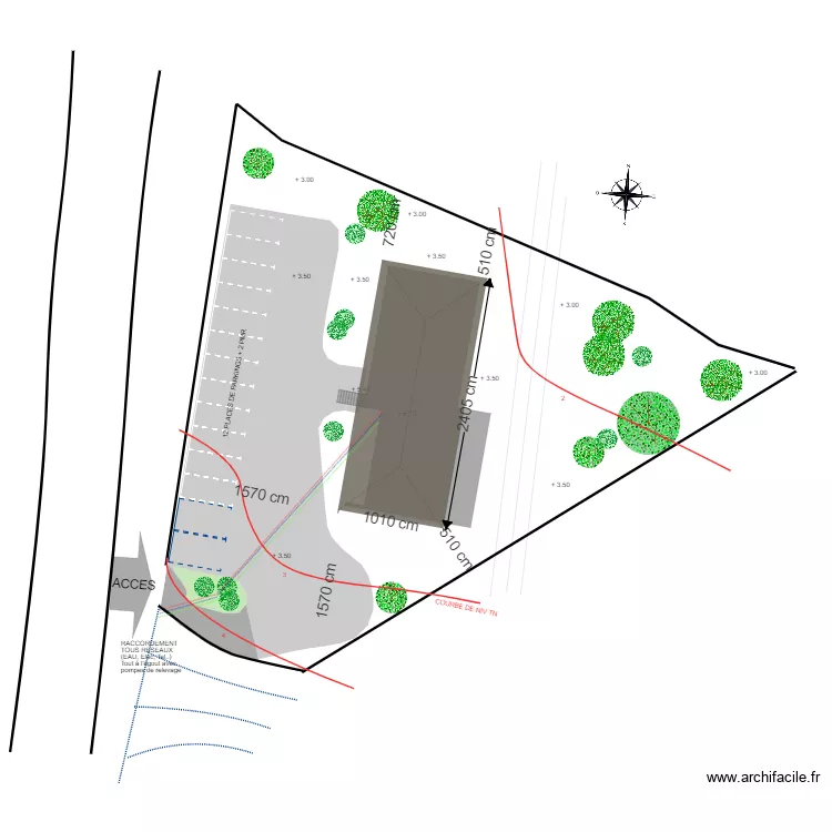plan de masse lot 5. Plan de 