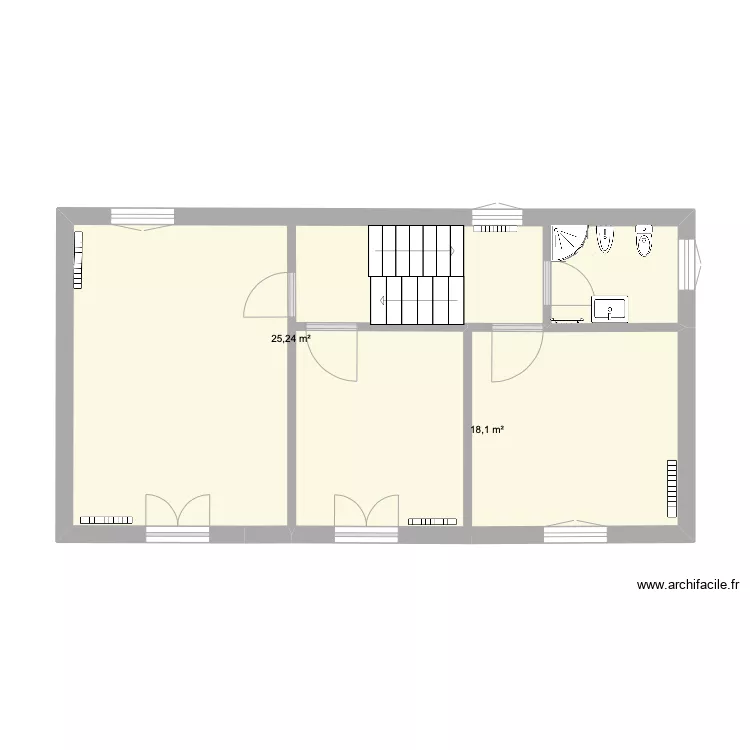 plan valmala etage. Plan de 