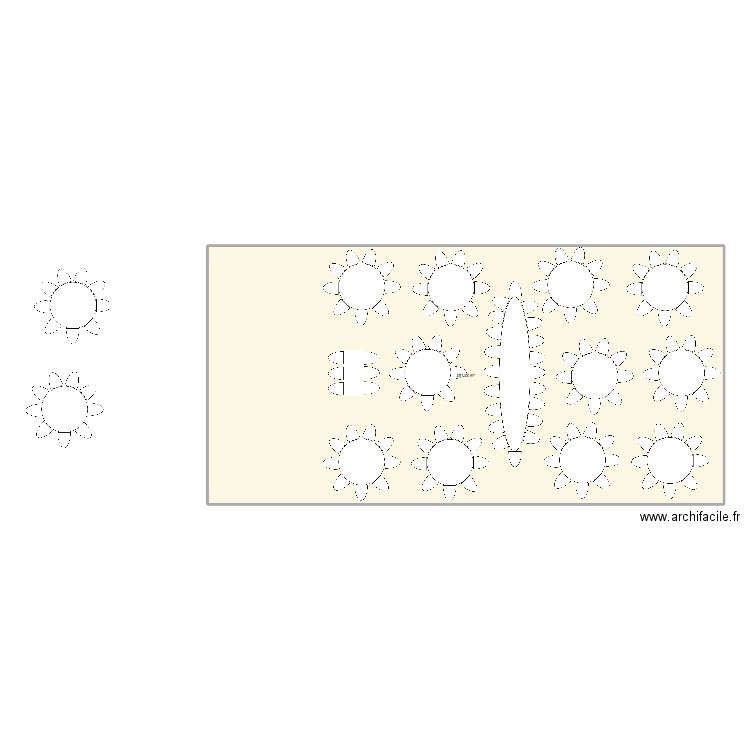 tente mariage. Plan de 0 pièce et 0 m2
