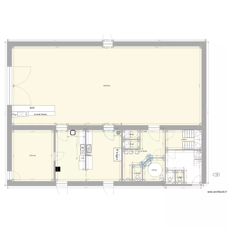 SALLE DE RECEPTION modifié 2. Plan de SALLE DE RECEPTION modifié 2. Plan de
