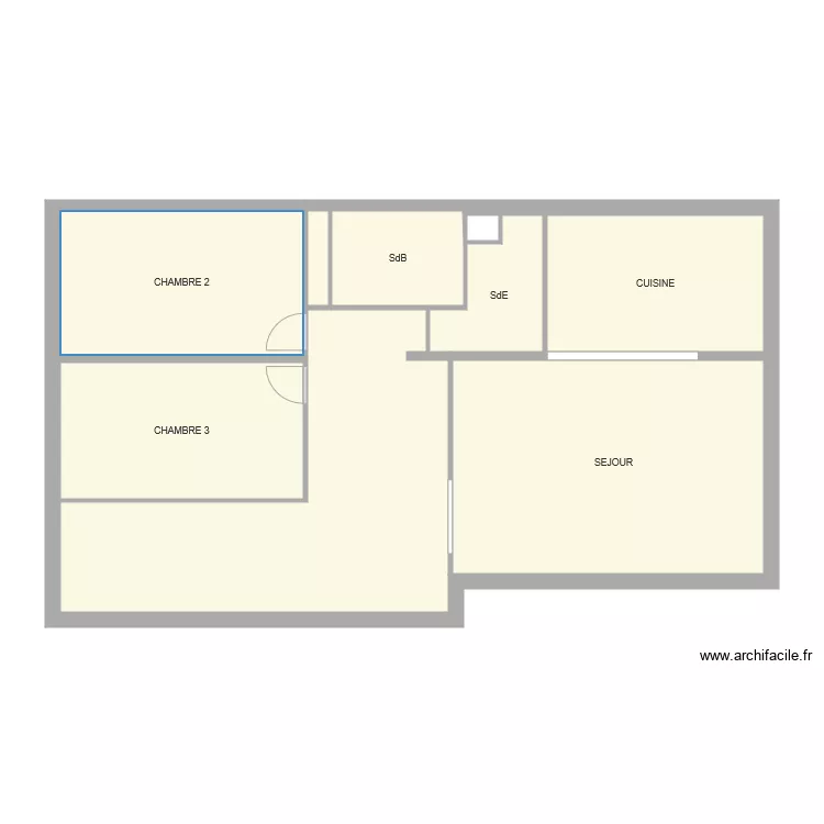 appart52Mad. Plan de 