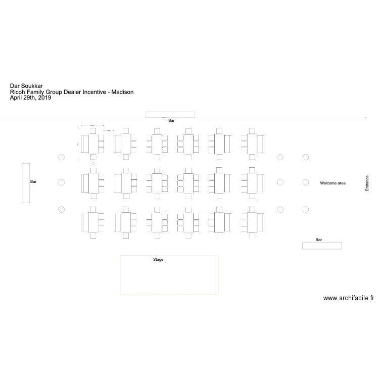 Dar Soukkar 4 Ricoh Madison. Plan de 0 pièce et 0 m2