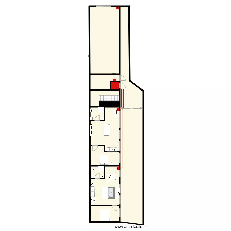 breteuil RDC EDF. Plan de 