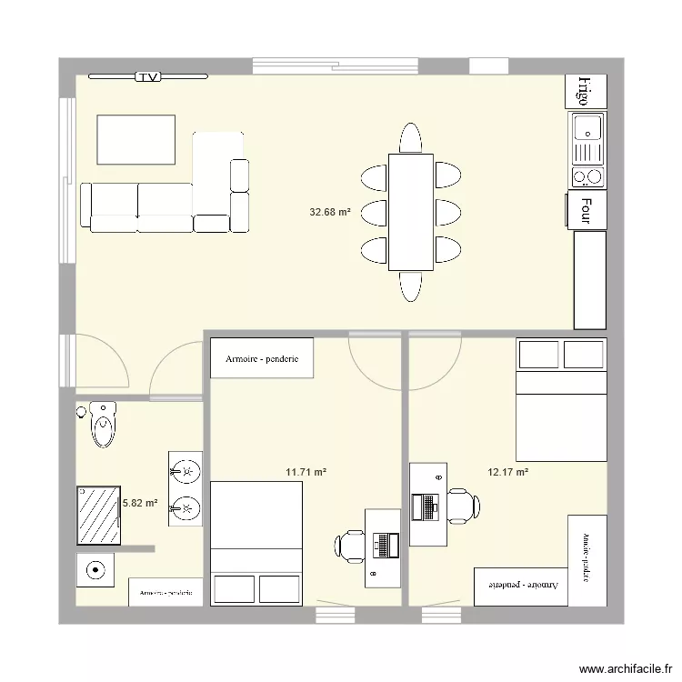 ines maison . Plan de 