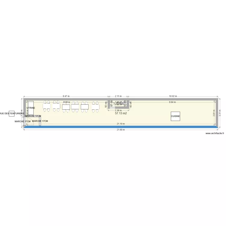 L UBU RESTAURANT. Plan de 