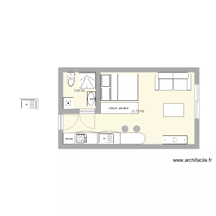 25m2. Plan de 25m2. Plan de