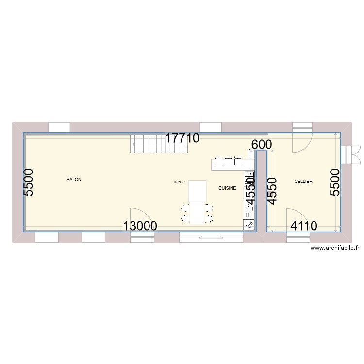 TIRIEN - RDC - avec meubles. Plan de 0 pièce et 0 m2