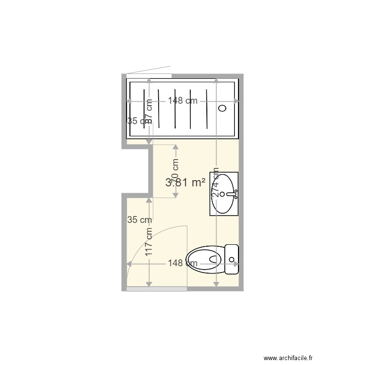 BOUTEILLE . Plan de 0 pièce et 0 m2