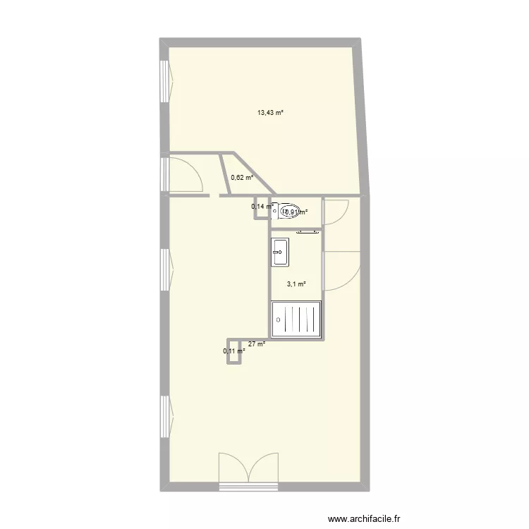 Le Cassandrin. Plan de 