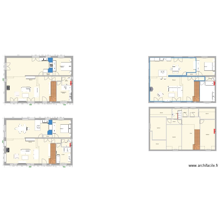 Kervihan. Plan de 29 pièces et 382 m2