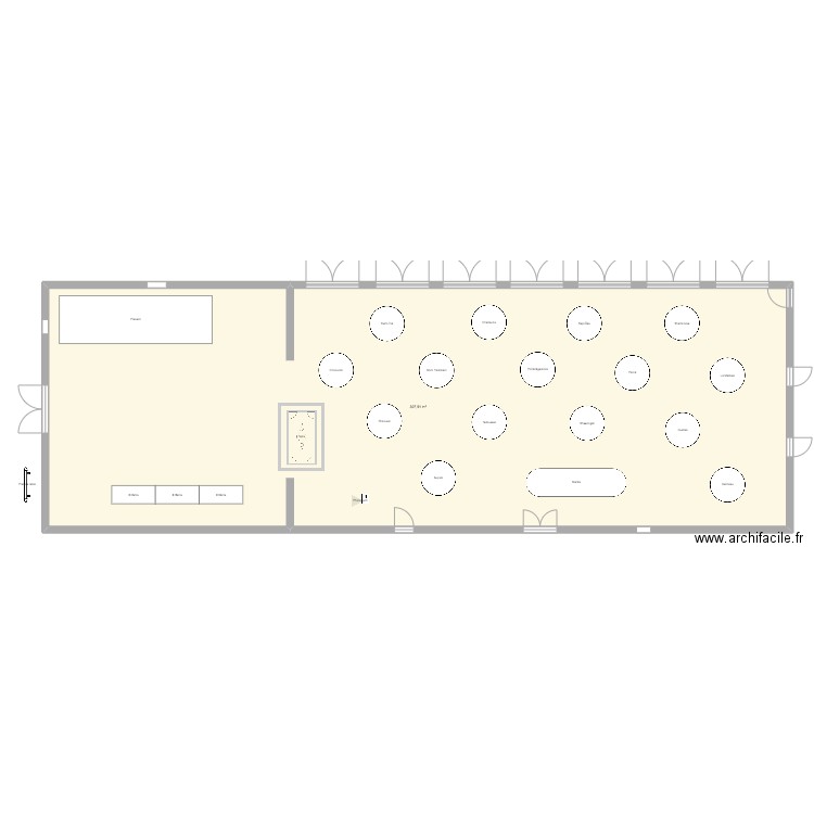 Plan de table . Plan de 0 pièce et 0 m2