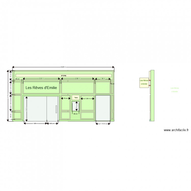 LES REVES D EMILIE V2. Plan de 0 pièce et 0 m2