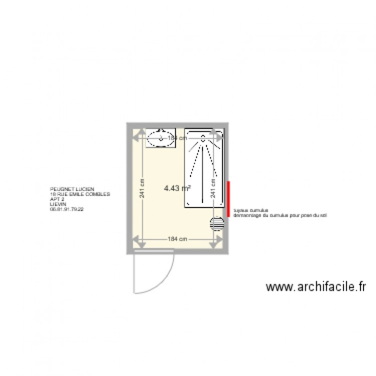 PEUGNET LUCIEN . Plan de 0 pièce et 0 m2
