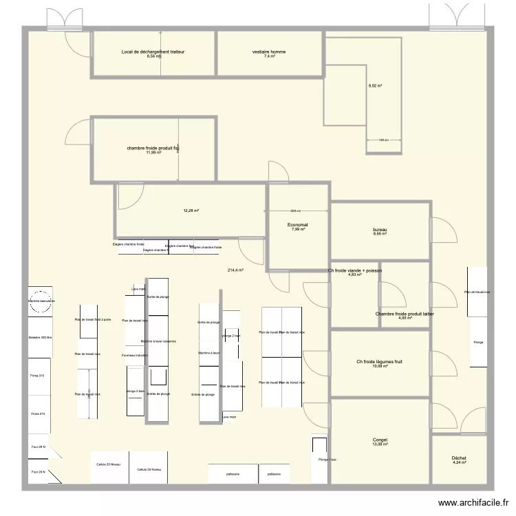 Plan base Yens Structure 13. Plan de 