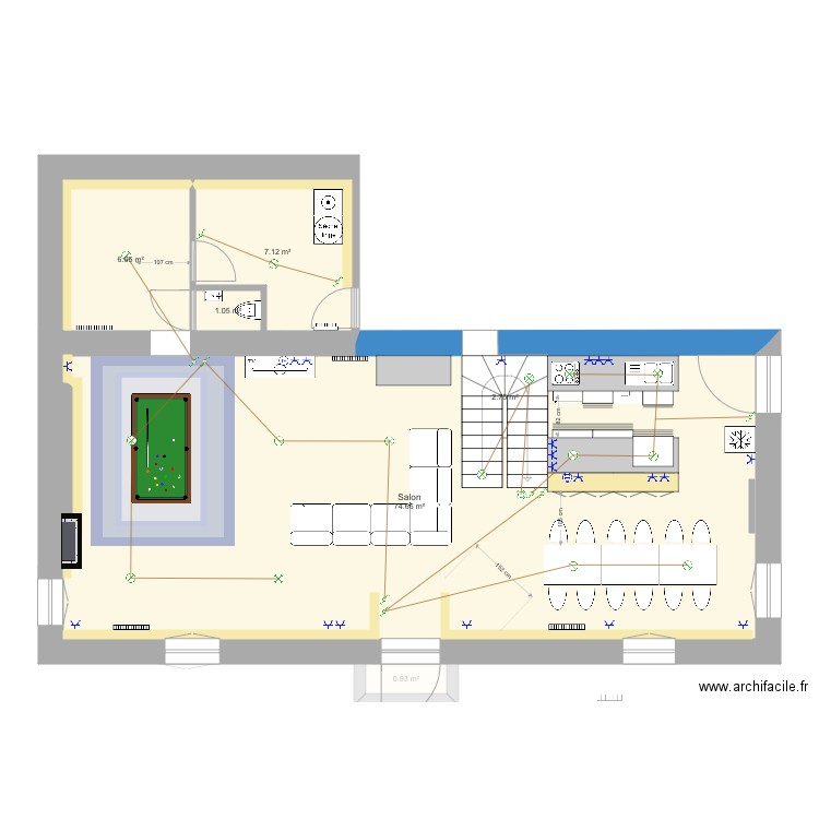 Liberté cuisine 180. Plan de 0 pièce et 0 m2