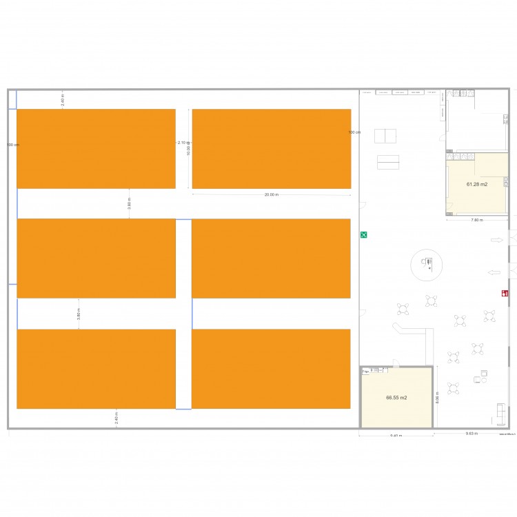 PADEL. Plan de 0 pièce et 0 m2