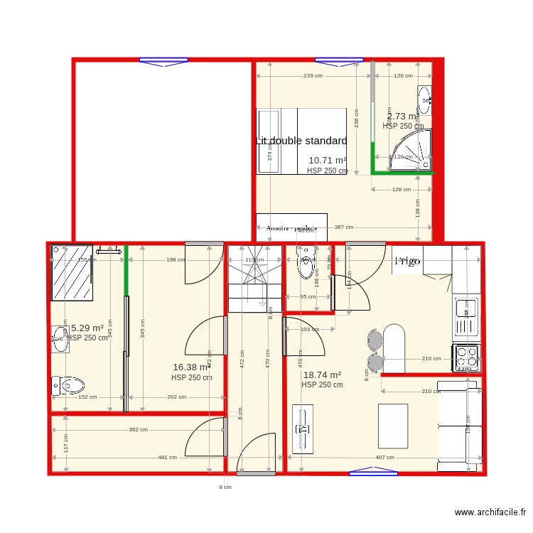 adelec1. Plan de 0 pièce et 0 m2