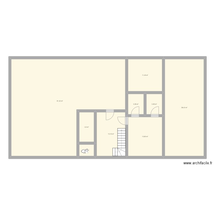 plan2. Plan de 9 pièces et 182 m2