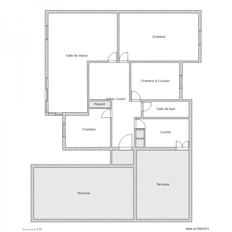 Blanc A3 sans mesure. Plan de 0 pièce et 0 m2