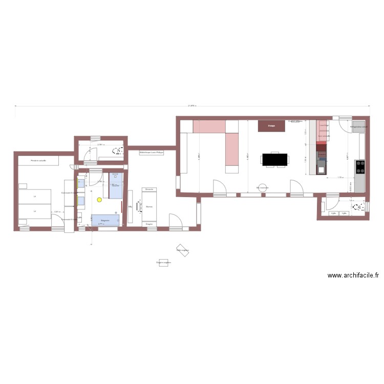 Plan coté 230920. Plan de 0 pièce et 0 m2