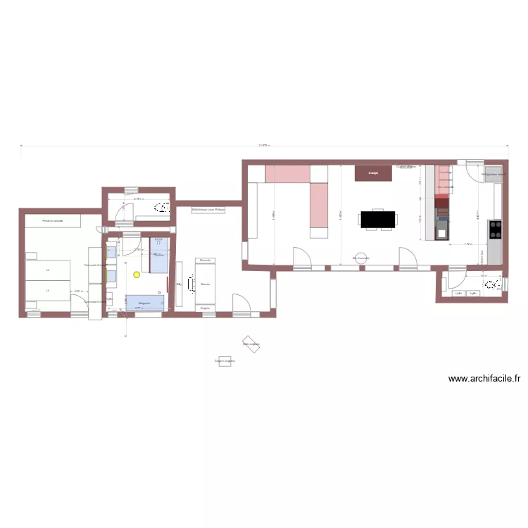 Plan cot&eacute; 230920. Plan de 
