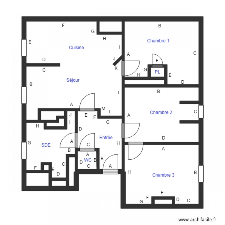 RE JOUEN 5ETG GAUCHE. Plan de 0 pièce et 0 m2