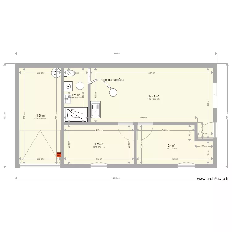 Le Moulin fevrier 2021 Projet Maison T3. Plan de Le Moulin fevrier 2021 Projet Maison T3. Plan de