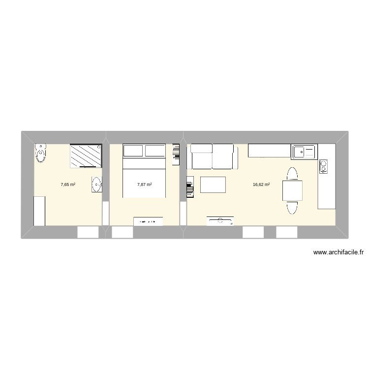 gite 2. Plan de 0 pièce et 0 m2