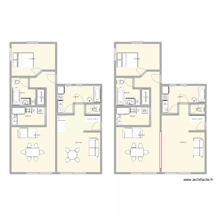plan appartement ouverture. Plan de plan appartement ouverture. Plan de