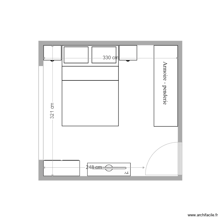 Bureau Chambre. Plan de Bureau Chambre. Plan de