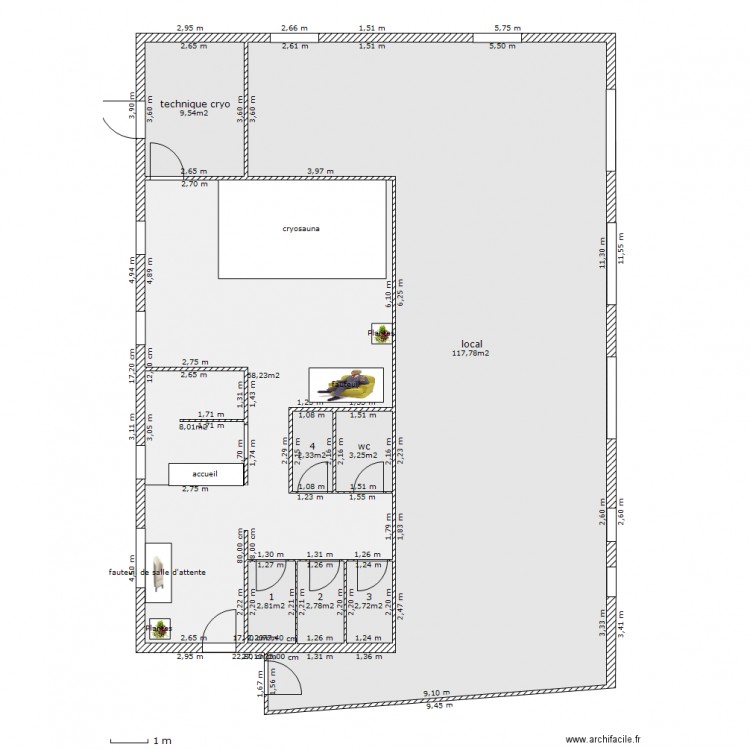 spa bois EST Cryopole. Plan de 0 pièce et 0 m2