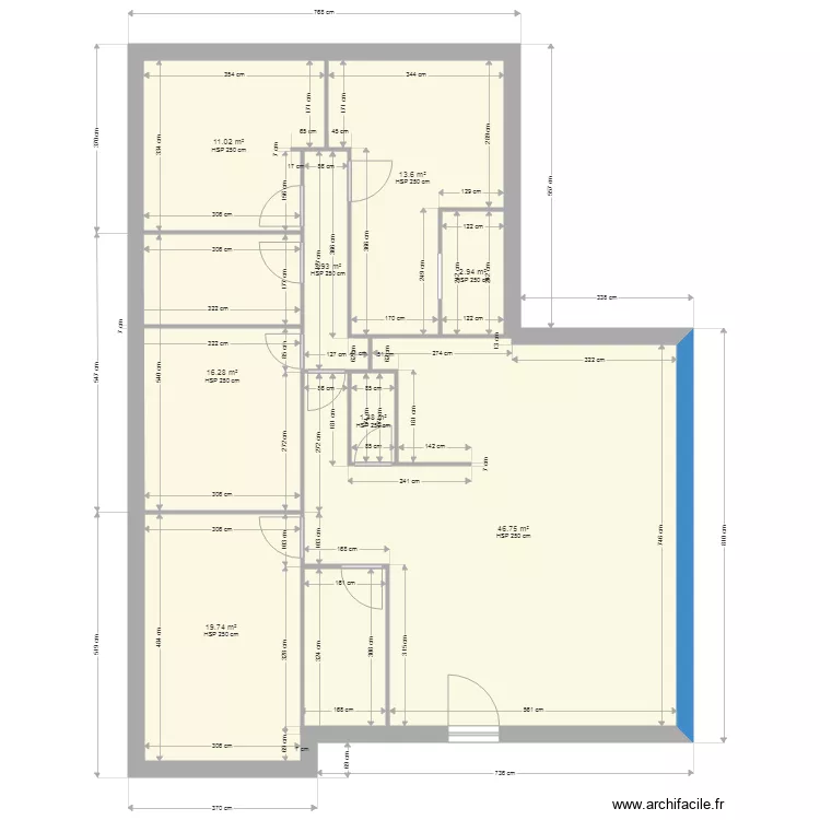 maison Arthur et gwe. Plan de 