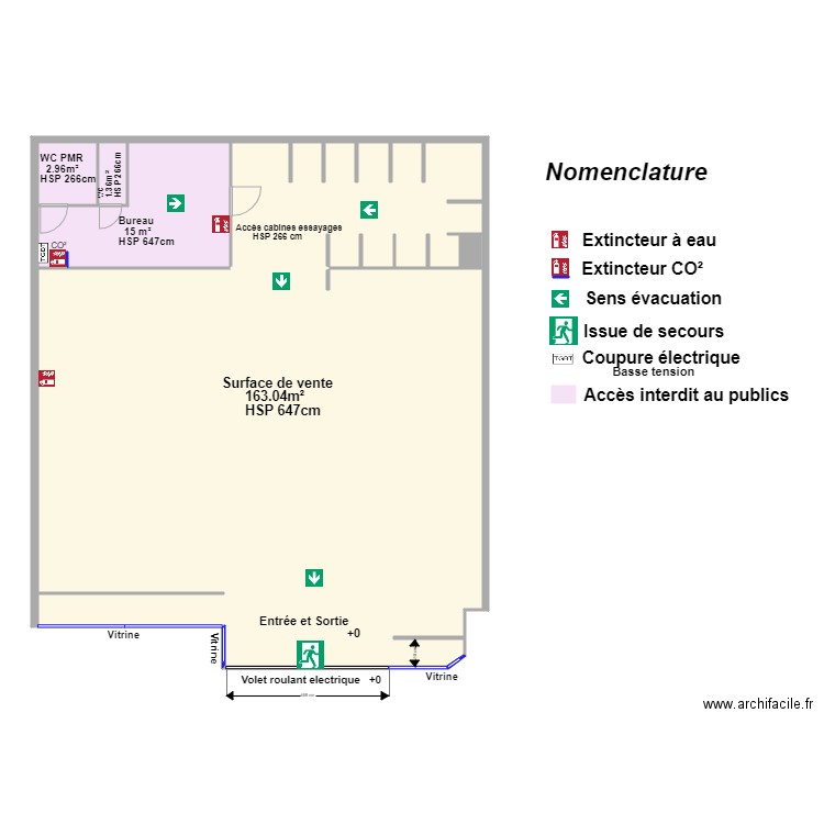 mama Market avant projet. Plan de 0 pièce et 0 m2