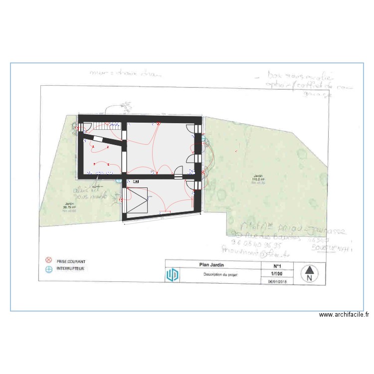 PRIOU bouguenais. Plan de 0 pièce et 0 m2