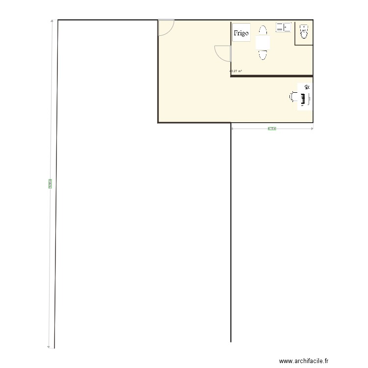 MAGASIN 1. Plan de 0 pièce et 0 m2