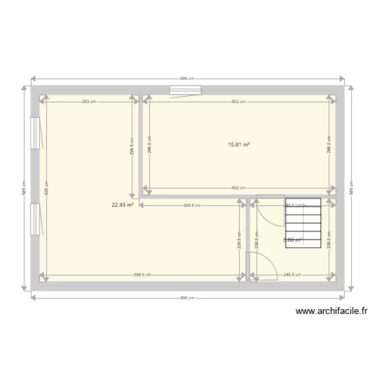 Studio Sumava. Plan de 