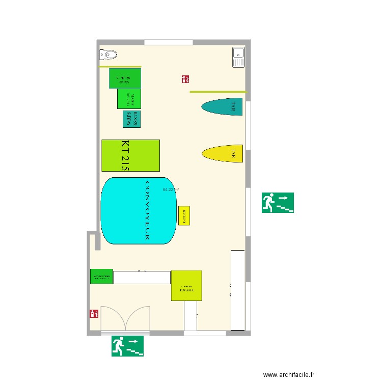 PROJET PRESSING A SEC ET AQUA  CLAMART 8. Plan de 0 pièce et 0 m2