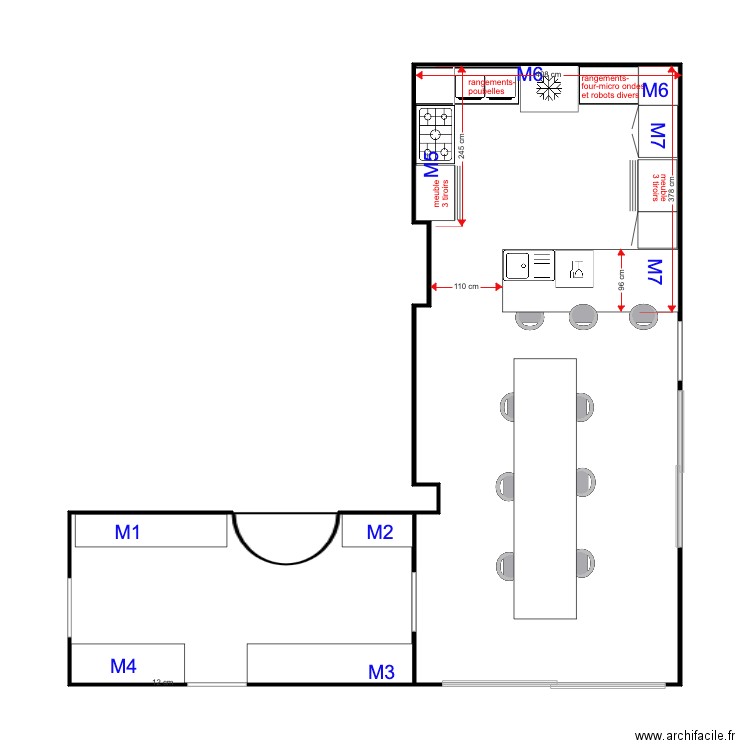 cuisine oleron. Plan de 0 pièce et 0 m2