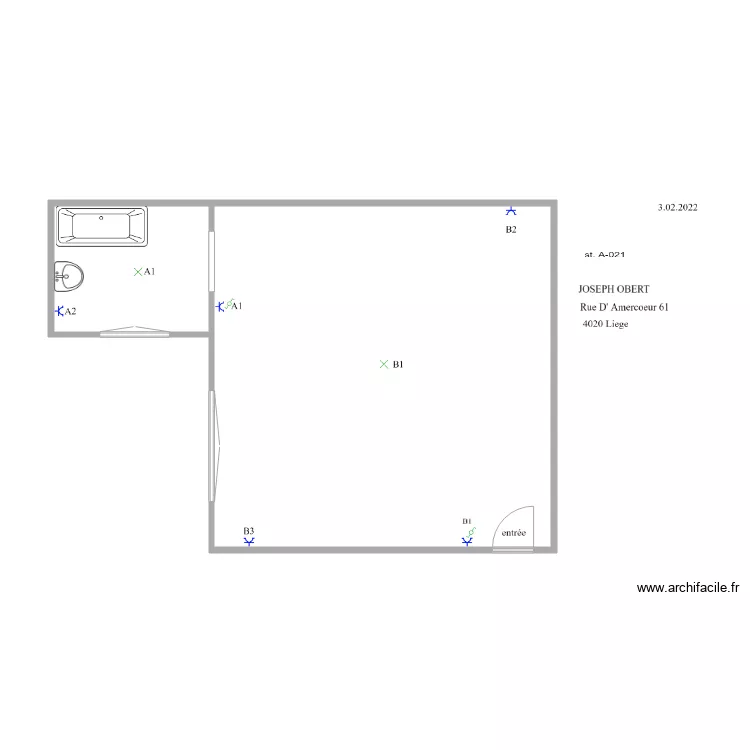 dom c021. Plan de 