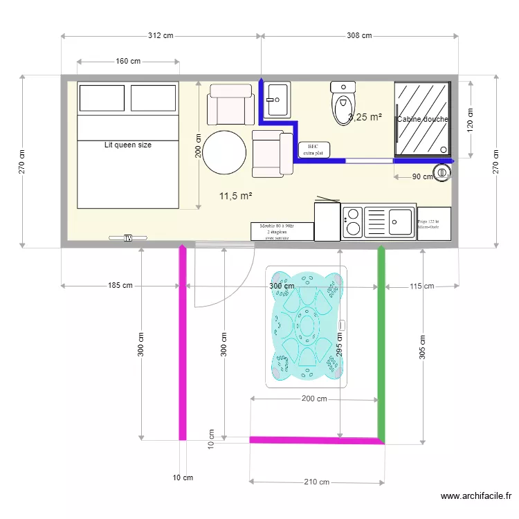 tiny. Plan de tiny. Plan de